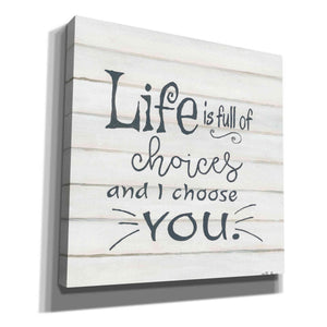 'I Choose You' by Pam Britton, Canvas Wall Art