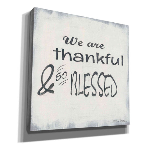 Image of 'Thankful & Blessed' by Pam Britton, Canvas Wall Art