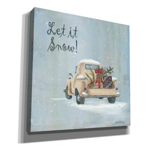 'Let It Snow' by Pam Britton, Canvas Wall Art