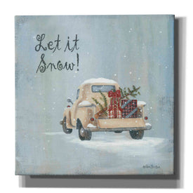 'Let It Snow' by Pam Britton, Canvas Wall Art