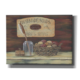 'Handmade Soaps' by Pam Britton, Canvas Wall Art