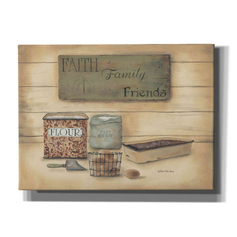 Image of 'Faith Family Friends' by Pam Britton, Canvas Wall Art