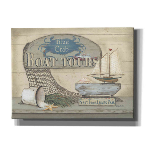 Image of 'Blue Crab Boat Tours' by Pam Britton, Canvas Wall Art
