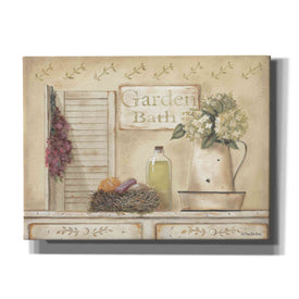 'Garden Bath' by Pam Britton, Canvas Wall Art