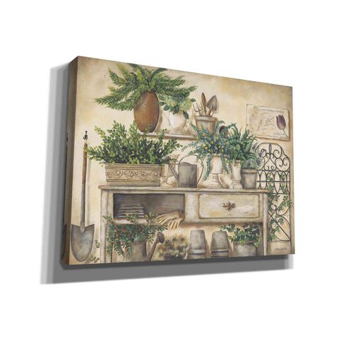Image of 'Potting Bench II' by Pam Britton, Canvas Wall Art
