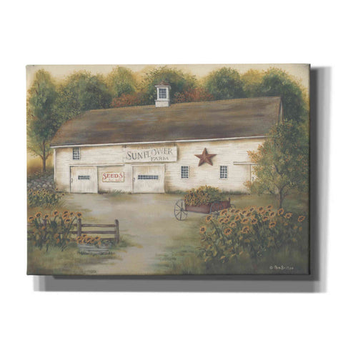 Image of 'Caleb's Sunflower Farm' by Pam Britton, Canvas Wall Art