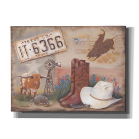 'Texas' by Pam Britton, Canvas Wall Art