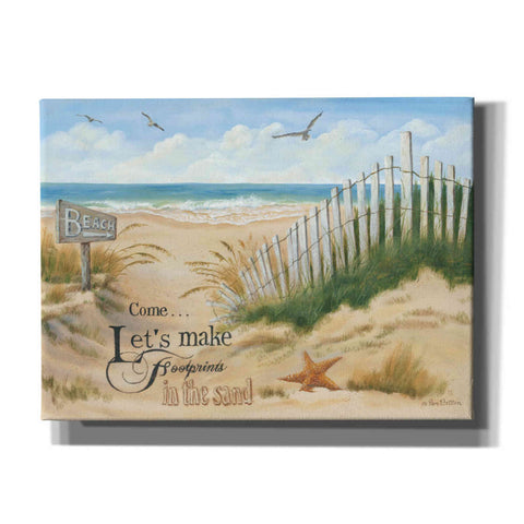 Image of 'Footprints' by Pam Britton, Canvas Wall Art