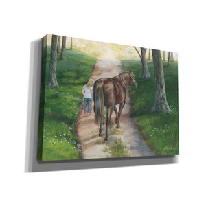 'Early Morning Stroll' by Pam Britton, Canvas Wall Art