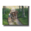 'Early Morning Stroll' by Pam Britton, Canvas Wall Art