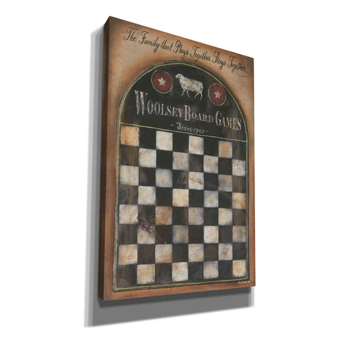 Image of 'Woolsey Board Games' by Pam Britton, Canvas Wall Art