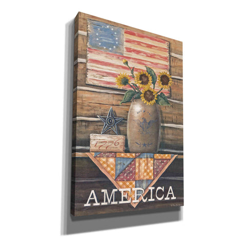 Image of 'Rustic America' by Pam Britton, Canvas Wall Art