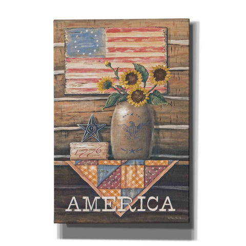 Image of 'Rustic America' by Pam Britton, Canvas Wall Art