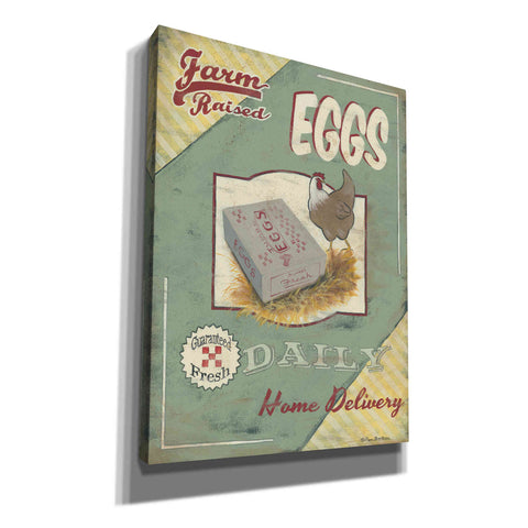 Image of 'Farm Raised Eggs' by Pam Britton, Canvas Wall Art