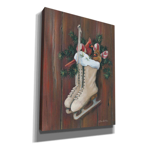 Image of 'Cardinals & Skates' by Pam Britton, Canvas Wall Art