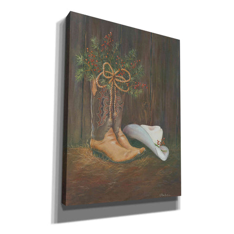Image of 'Cowboy Christmas' by Pam Britton, Canvas Wall Art