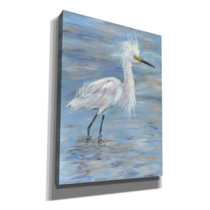 'Egret' by Pam Britton, Canvas Wall Art