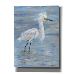 'Egret' by Pam Britton, Canvas Wall Art