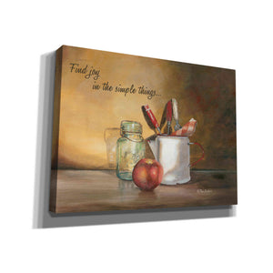 'Find Joy in the Simple Things' by Pam Britton, Canvas Wall Art
