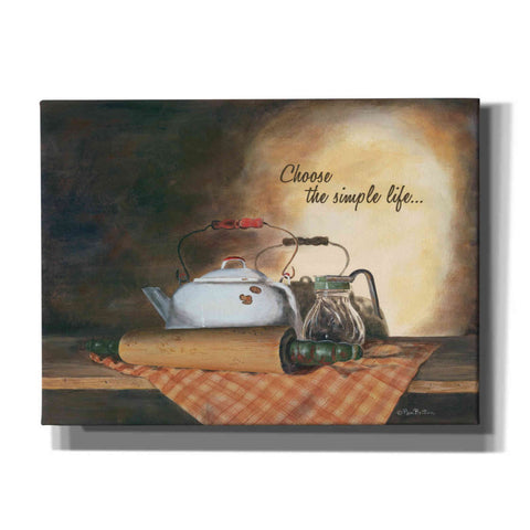 Image of 'Choose the Simple Life' by Pam Britton, Canvas Wall Art