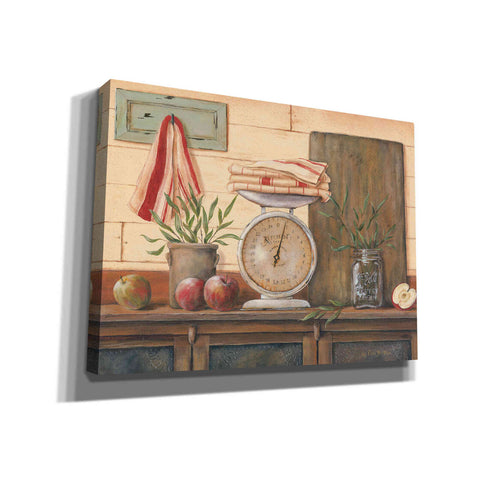 Image of 'Apples and Tea Towels I' by Pam Britton, Canvas Wall Art