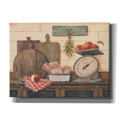 Image of 'Apples and Tea Towels II' by Pam Britton, Canvas Wall Art