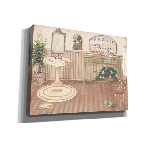 Image of 'Vintage Bath II' by Pam Britton, Canvas Wall Art