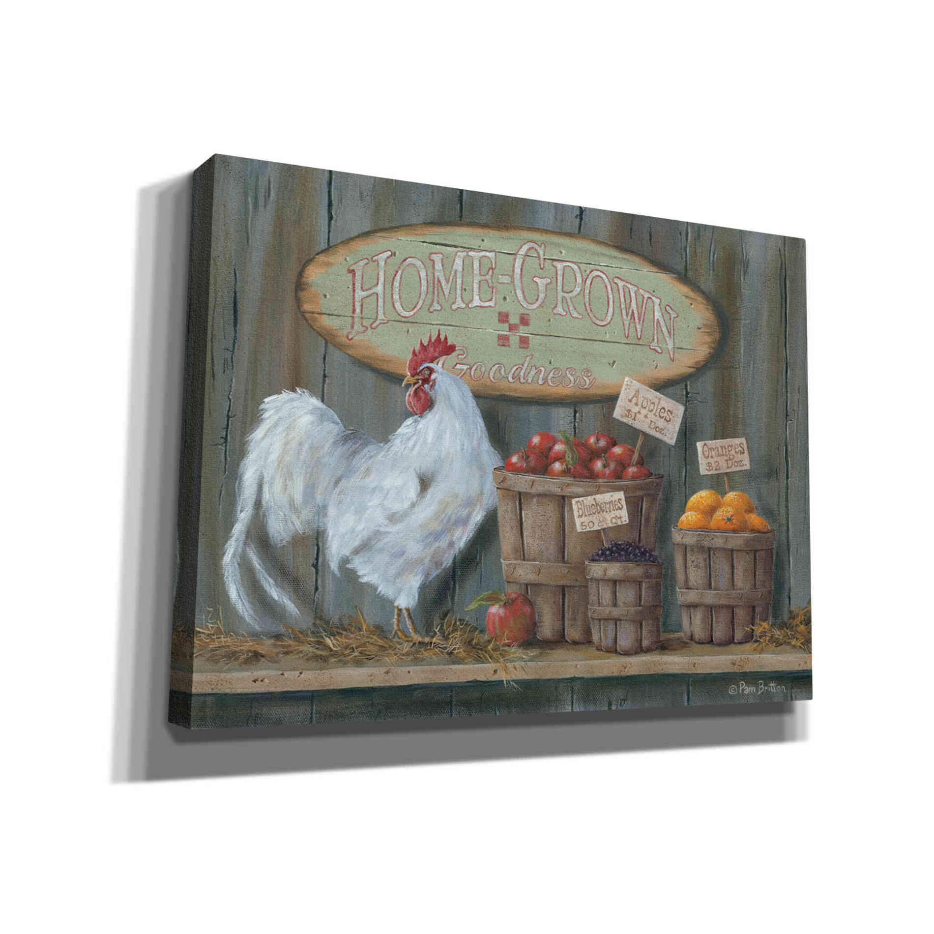'Homegrown Goodness' by Pam Britton, Canvas Wall Art