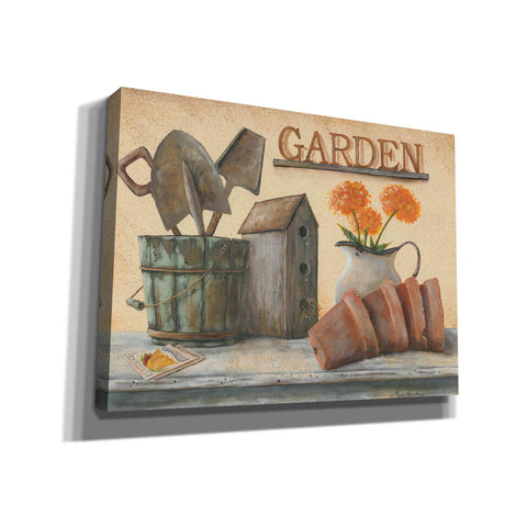 Image of 'Garden Shelf II' by Pam Britton, Canvas Wall Art