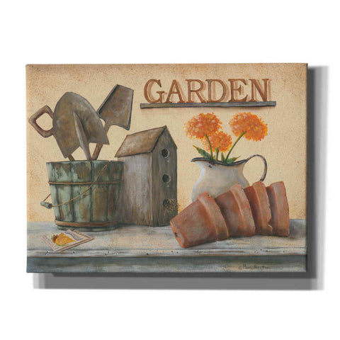 Image of 'Garden Shelf II' by Pam Britton, Canvas Wall Art
