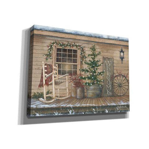 Image of 'Winter Country Porch' by Pam Britton, Canvas Wall Art