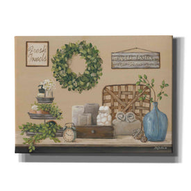 'Farmhouse Bath I' by Pam Britton, Canvas Wall Art