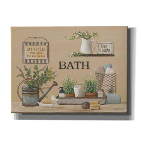 'Farmhouse Bath II' by Pam Britton, Canvas Wall Art