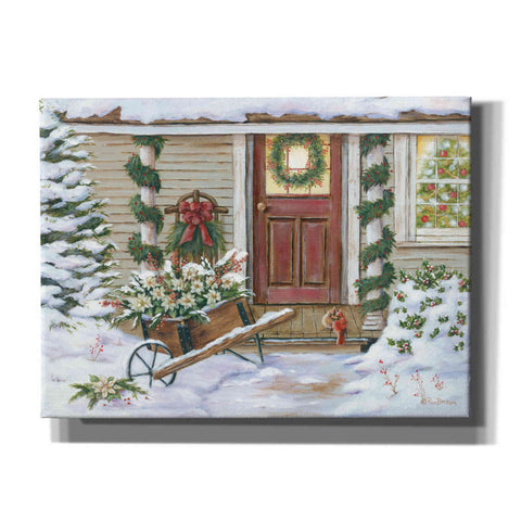 Image of 'Holiday Porch' by Pam Britton, Canvas Wall Art