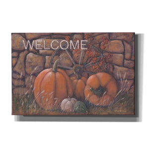 'Autumn Welcome' by Pam Britton, Canvas Wall Art