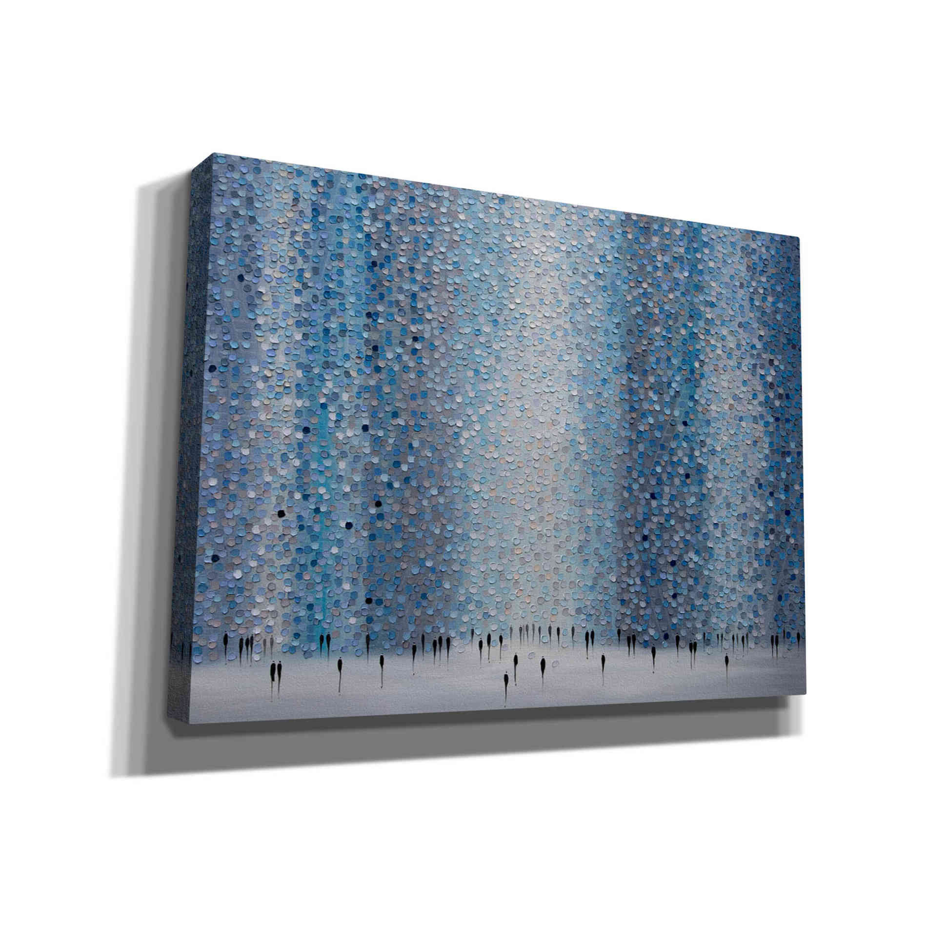 'Bluestone City' by Ekaterina Ermilkina, Canvas Wall Art