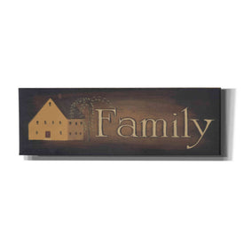 'Family revised' by Pam Britton, Canvas Wall Art