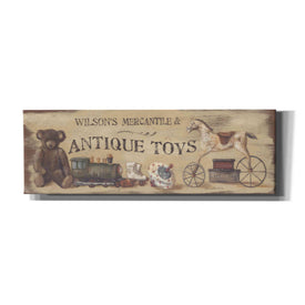 'Vintage Toys' by Pam Britton, Canvas Wall Art
