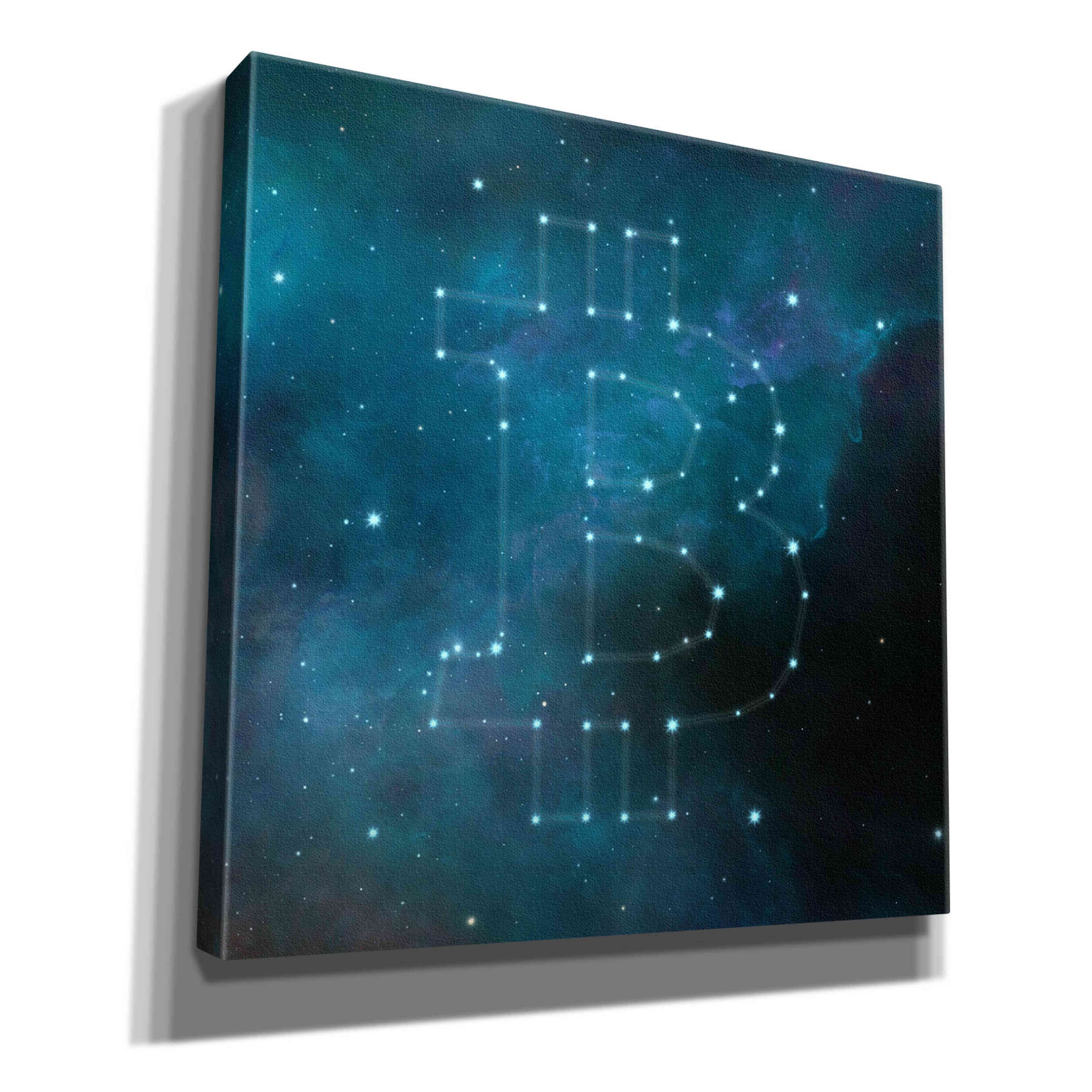 'Bitcoin Constellation II' by Epic Portfolio, Giclee Canvas Wall Art