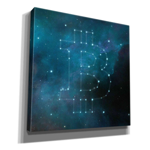 Image of 'Bitcoin Constellation II' by Epic Portfolio, Giclee Canvas Wall Art