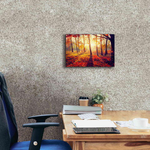 Image of 'Golden Afternoon' Canvas Wall Art,18 x 12