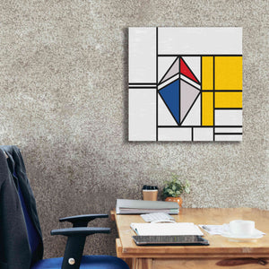 'Mondrian 3937 Ethereum Crypto Art-02' by Epic Portfolio, Giclee Canvas Wall Art,26 x 26