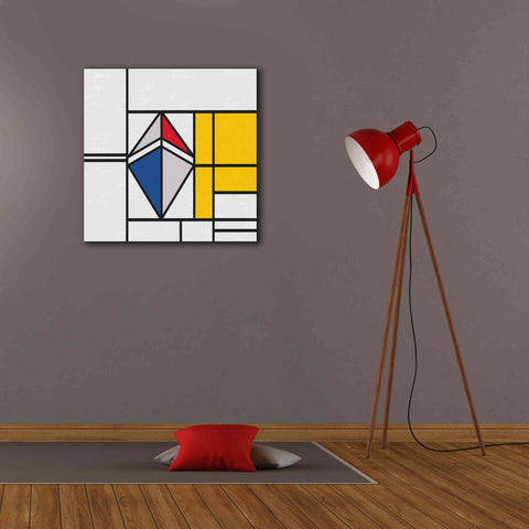 Image of 'Mondrian 3937 Ethereum Crypto Art-02' by Epic Portfolio, Giclee Canvas Wall Art,26 x 26