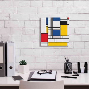 'Mondrian NFT2' by Epic Portfolio, Giclee Canvas Wall Art,12x12