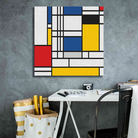 Image of 'Mondrian NFT2' by Epic Portfolio, Giclee Canvas Wall Art,26x26