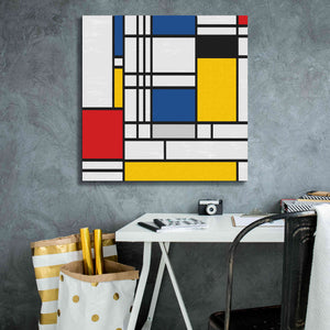 'Mondrian NFT2' by Epic Portfolio, Giclee Canvas Wall Art,26x26