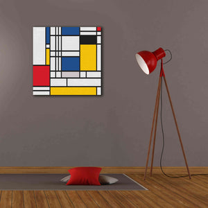 'Mondrian NFT2' by Epic Portfolio, Giclee Canvas Wall Art,26x26