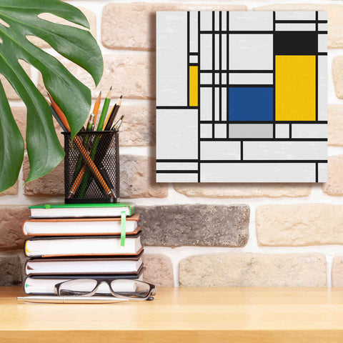 Image of 'Mondrian NFT3' by Epic Portfolio, Giclee Canvas Wall Art,12x12