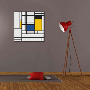 'Mondrian NFT3' by Epic Portfolio, Giclee Canvas Wall Art,26x26