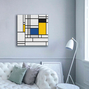 'Mondrian NFT3' by Epic Portfolio, Giclee Canvas Wall Art,37x37